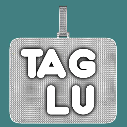 CUSTOM LETTER NECKLACE 3D BIG SQUARE