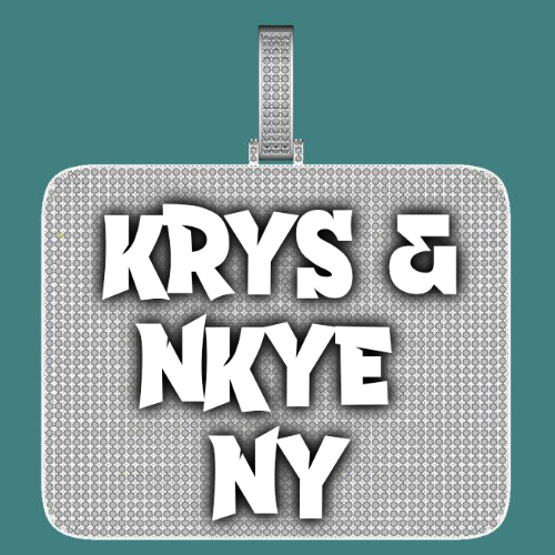 CUSTOM LETTER NECKLACE 3D BIG SQUARE