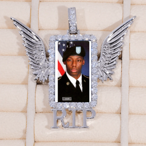 RIP WING 3D CUSTOM PICTURE PENDANT