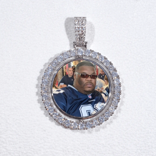 3D Spinning 2-Faced Custom Picture Pendant