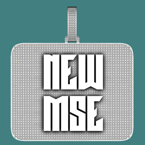 CUSTOM LETTER NECKLACE 3D BIG SQUARE