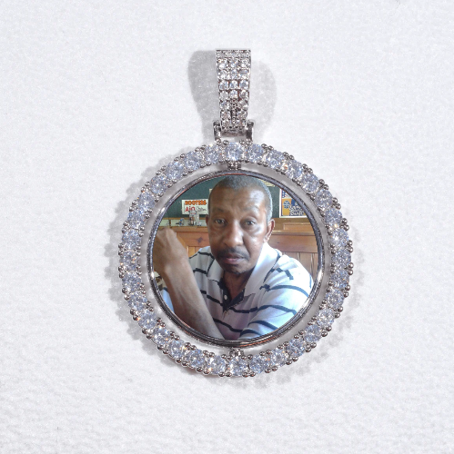 3D Spinning 2-Faced Custom Picture Pendant