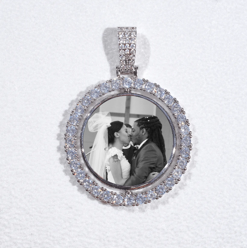3D Spinning 2-Faced Custom Picture Pendant