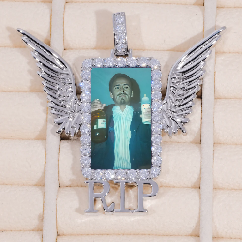 RIP WING 3D CUSTOM PICTURE PENDANT
