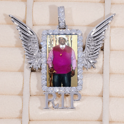 RIP WING 3D CUSTOM PICTURE PENDANT