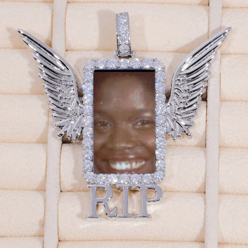 RIP WING 3D CUSTOM PICTURE PENDANT