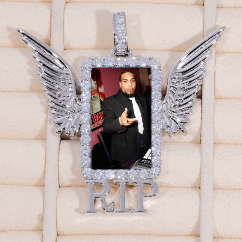 RIP WING 3D CUSTOM PICTURE PENDANT