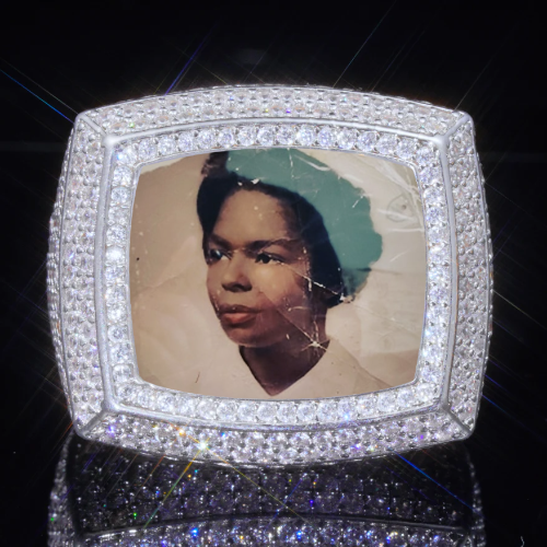 3D CUSTOM PICTURE ICED RING