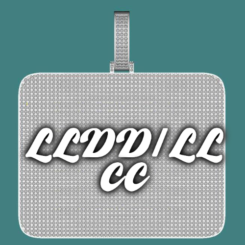 CUSTOM LETTER NECKLACE 3D BIG SQUARE