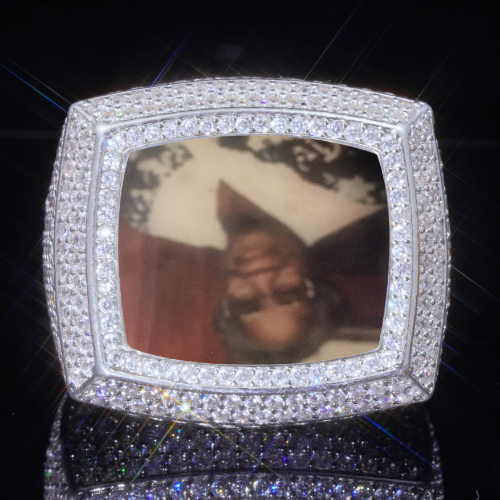 3D CUSTOM PICTURE ICED RING