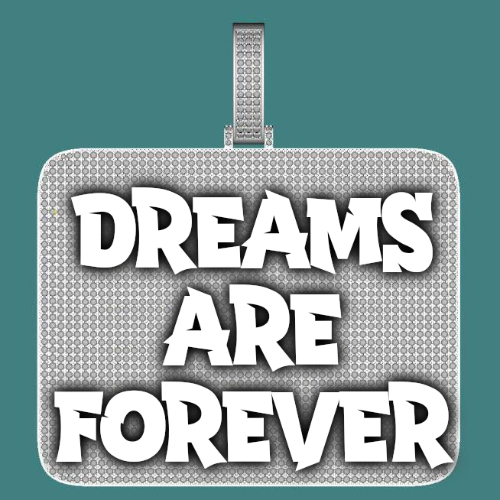 CUSTOM LETTER NECKLACE 3D BIG SQUARE
