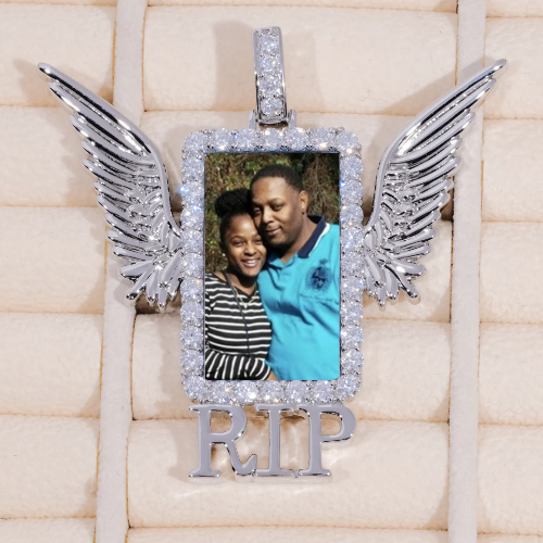 RIP WING 3D CUSTOM PICTURE PENDANT