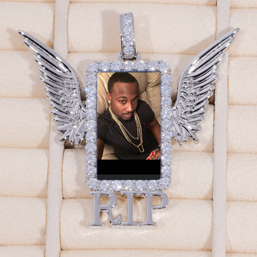 RIP WING 3D CUSTOM PICTURE PENDANT