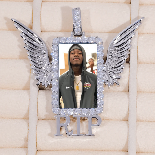 RIP WING 3D CUSTOM PICTURE PENDANT