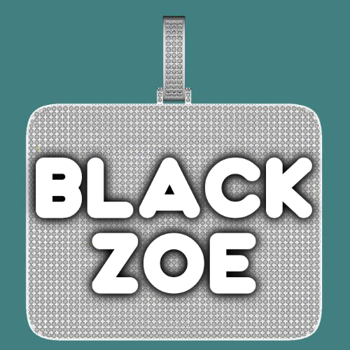 CUSTOM LETTER NECKLACE 3D BIG SQUARE