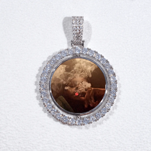 3D Spinning 2-Faced Custom Picture Pendant