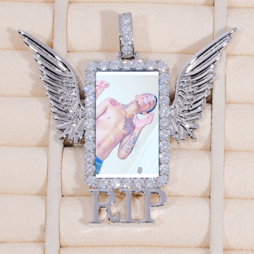 RIP WING 3D CUSTOM PICTURE PENDANT