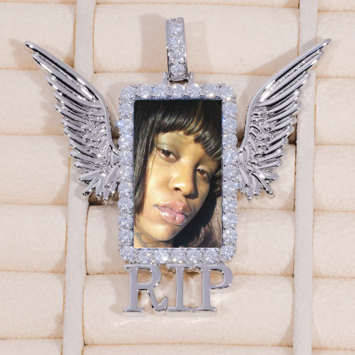 RIP WING 3D CUSTOM PICTURE PENDANT