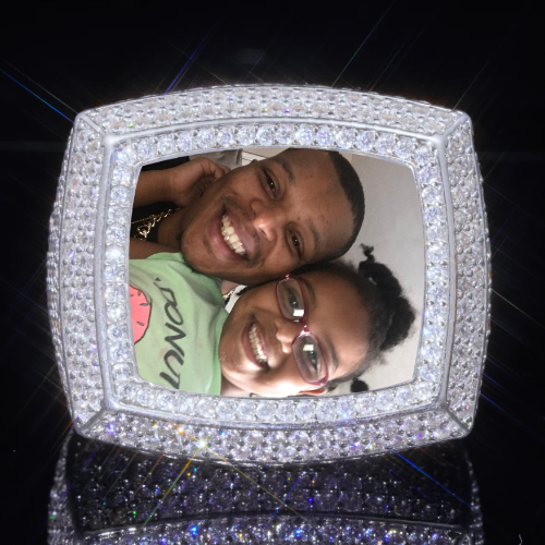 3D CUSTOM PICTURE ICED RING