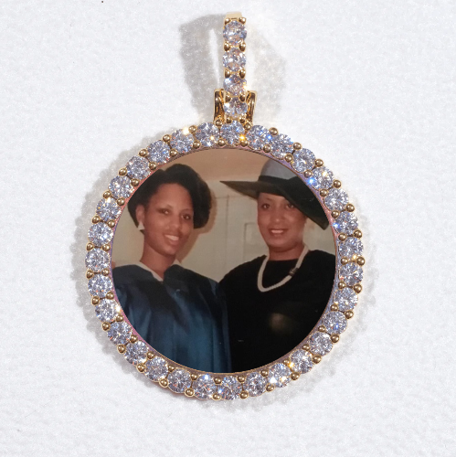 3D CIRCLE CUSTOM PICTURE PENDANT SMALL SIZE