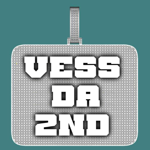CUSTOM LETTER NECKLACE 3D BIG SQUARE