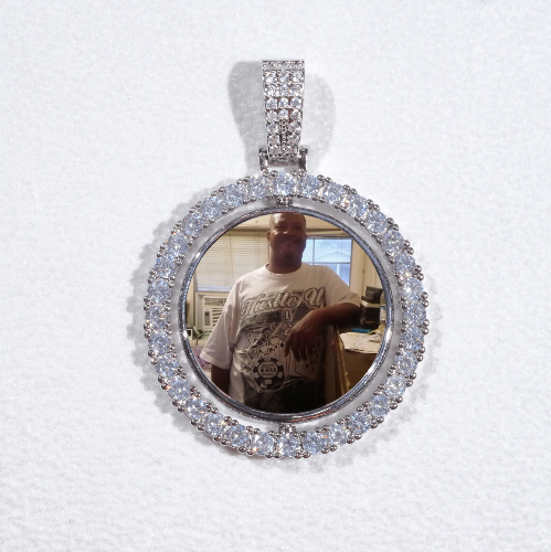 3D Spinning 2-Faced Custom Picture Pendant