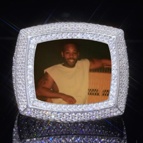 3D CUSTOM PICTURE ICED RING