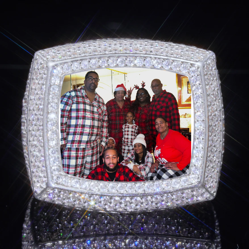 3D CUSTOM PICTURE ICED RING