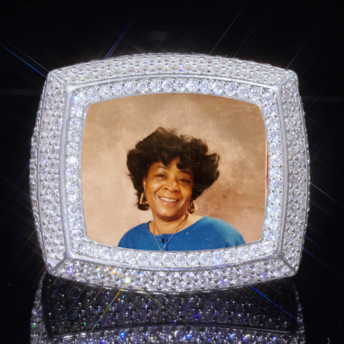 3D CUSTOM PICTURE ICED RING