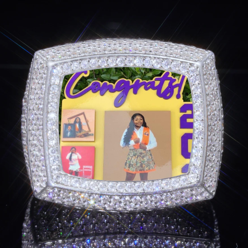3D CUSTOM PICTURE ICED RING