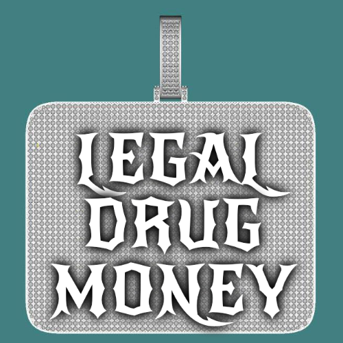 CUSTOM LETTER NECKLACE 3D BIG SQUARE