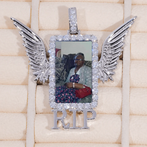 RIP WING 3D CUSTOM PICTURE PENDANT