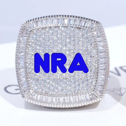 CUSTOM LETTER 3D ICED RING