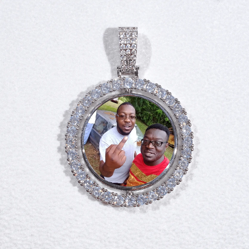 3D Spinning 2-Faced Custom Picture Pendant