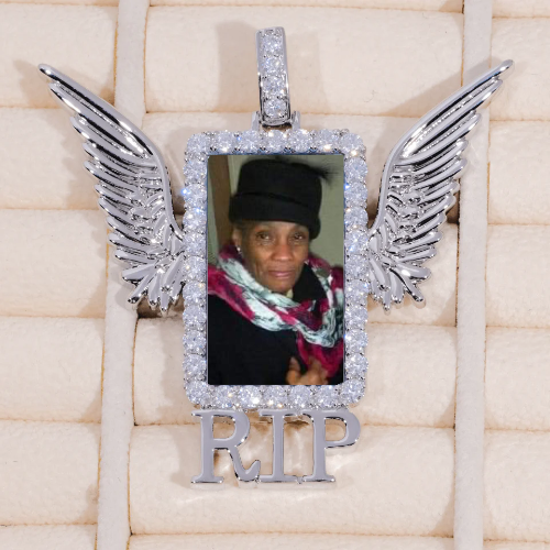 RIP WING 3D CUSTOM PICTURE PENDANT