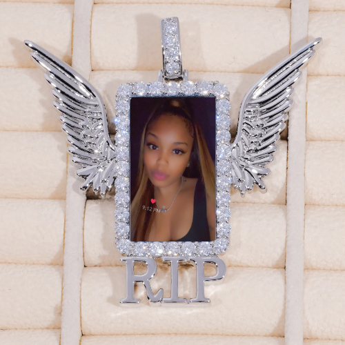 RIP WING 3D CUSTOM PICTURE PENDANT