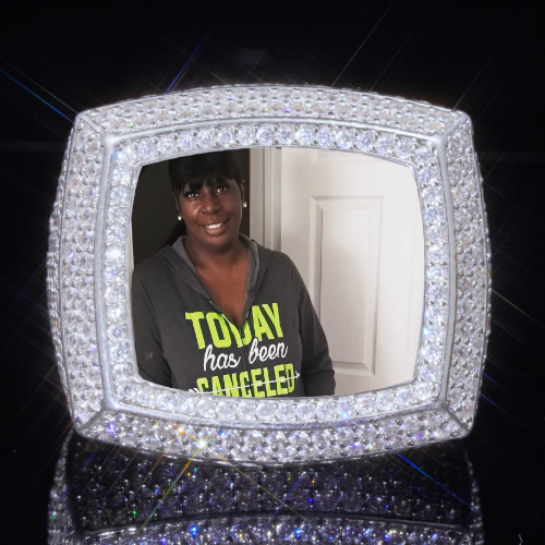 3D CUSTOM PICTURE ICED RING