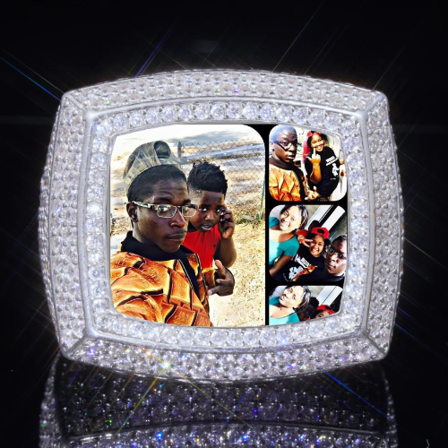 3D CUSTOM PICTURE ICED RING