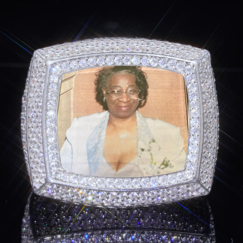 3D CUSTOM PICTURE ICED RING
