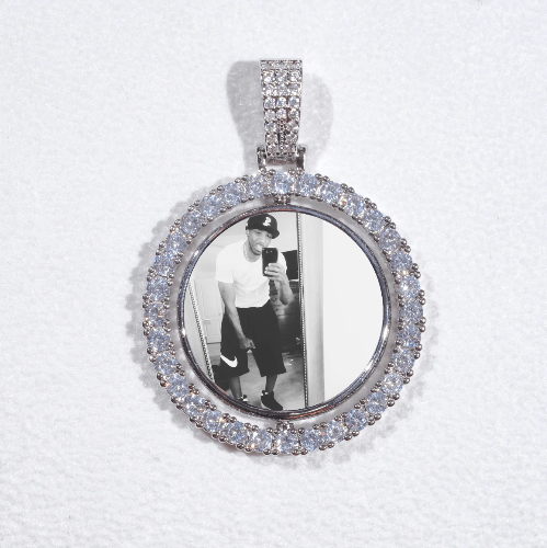 3D Spinning 2-Faced Custom Picture Pendant