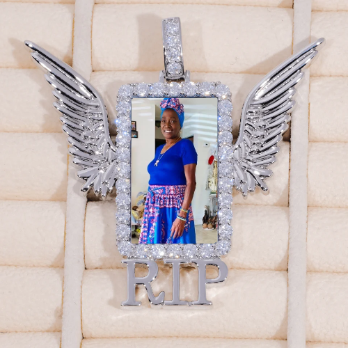 RIP WING 3D CUSTOM PICTURE PENDANT
