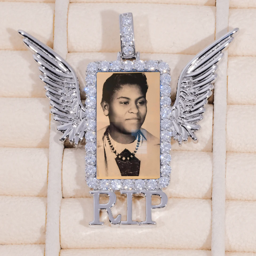 RIP WING 3D CUSTOM PICTURE PENDANT