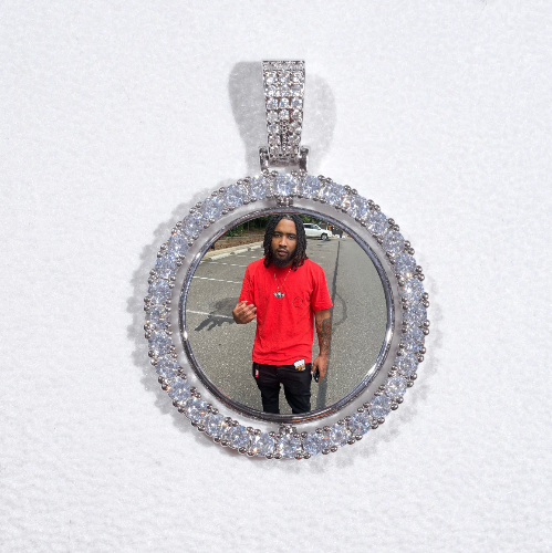 3D Spinning 2-Faced Custom Picture Pendant