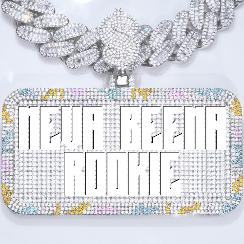 CUSTOM LETTER NECKLACE 3D COLORFUL SQUARE
