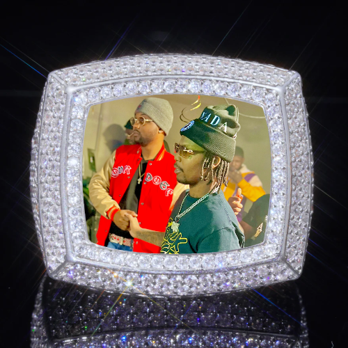 3D CUSTOM PICTURE ICED RING