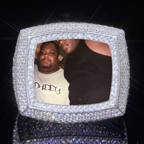3D CUSTOM PICTURE ICED RING