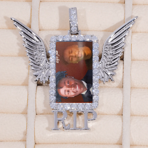 RIP WING 3D CUSTOM PICTURE PENDANT