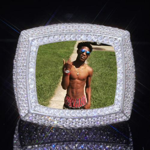3D CUSTOM PICTURE ICED RING