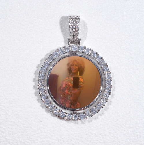 3D Spinning 2-Faced Custom Picture Pendant
