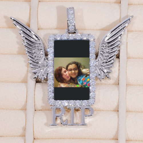 RIP WING 3D CUSTOM PICTURE PENDANT